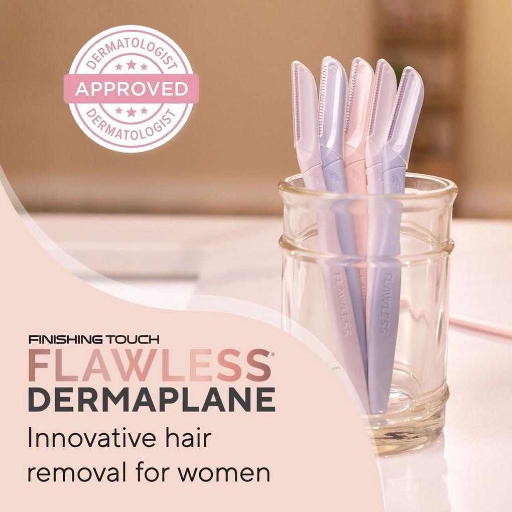 Flawless DermaPlane Facial Exfoliator and Hair Remover