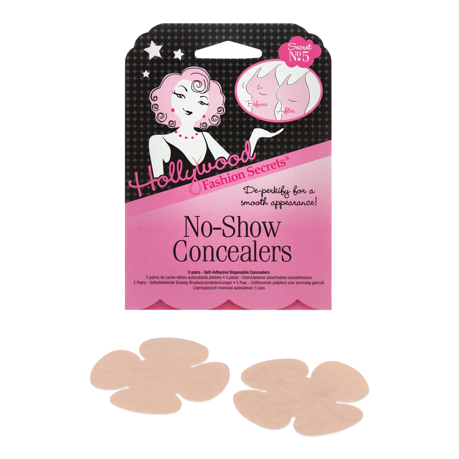No-Show Concealers, Self-Adhesive Disposable Nipple Concealers