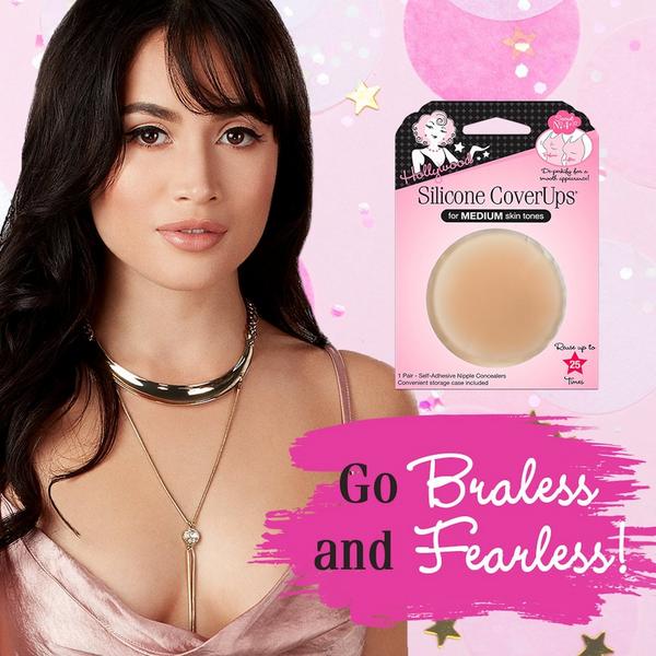 Hollywood Fashion Secrets Silicone CoverUps, Self-Adhesive Nipple Concealers #6