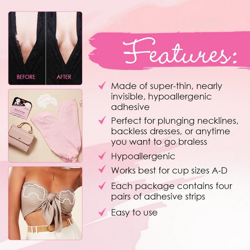 Hollywood Fashion Secrets - Breast Lift Tape, Clear Hypo-Allergenic | Ulta  Beauty