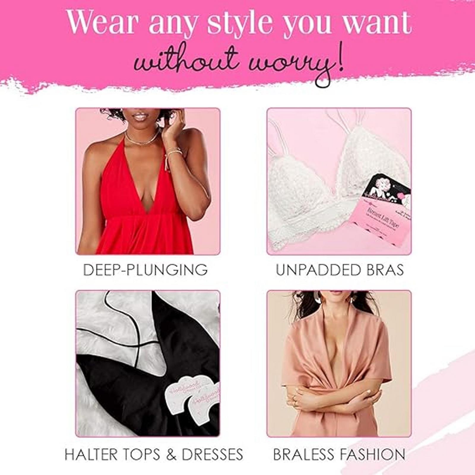 Breast Lift Tape, Clear Hypo-Allergenic