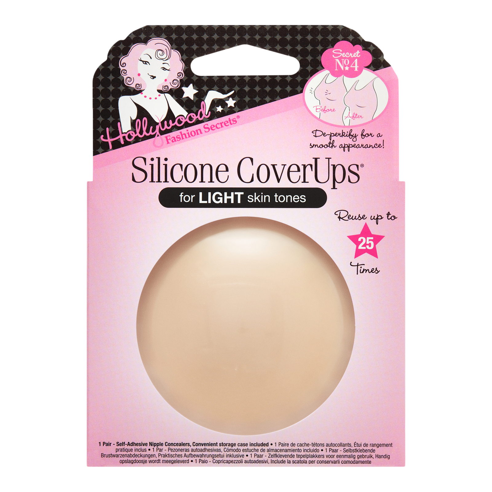 Silicone CoverUps, Self-Adhesive Nipple Concealers
