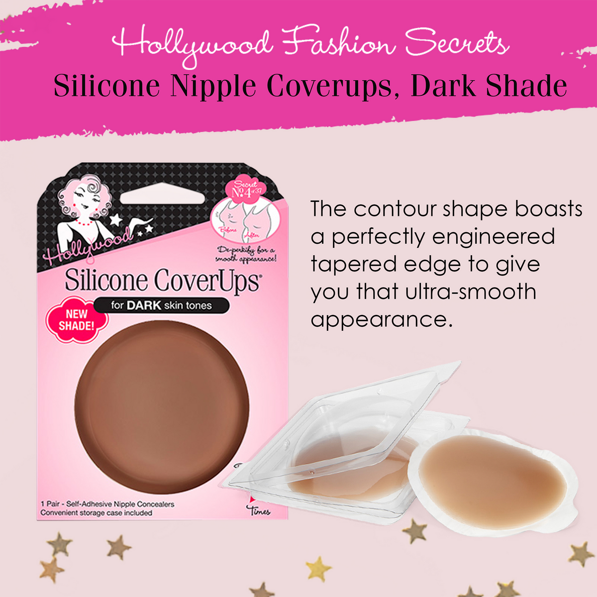 Silicone CoverUps, Self-Adhesive Nipple Concealers