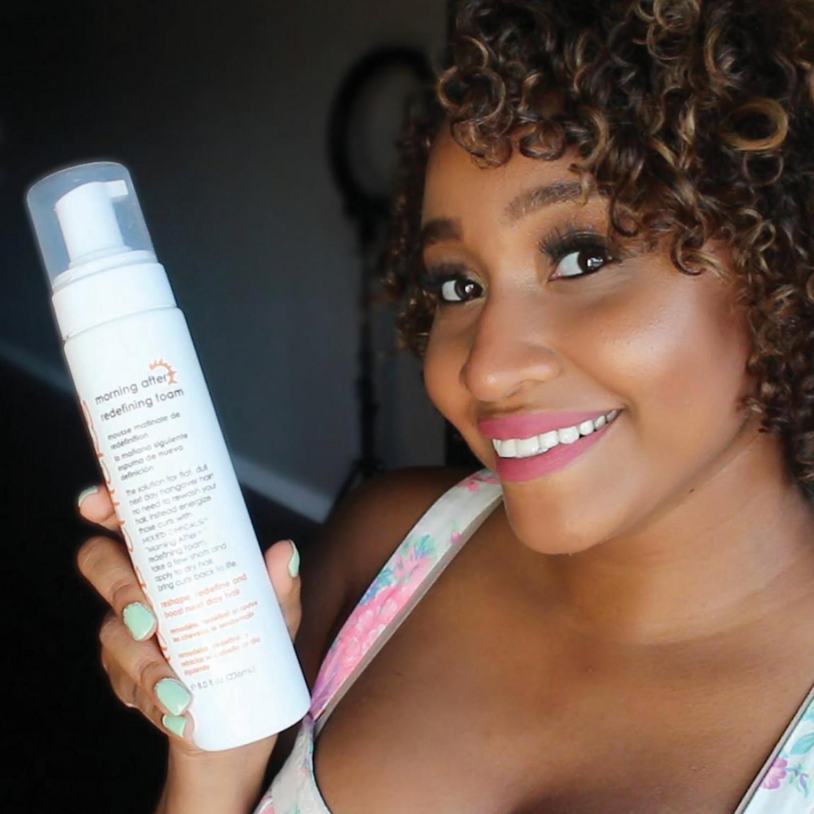 Morning After Redefining Foam For Styling And Curl Refreshing