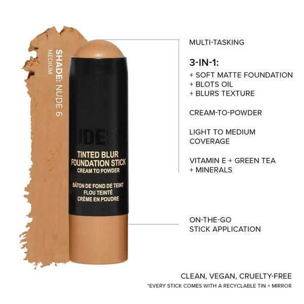 NUDESTIX Nudies Tinted Blur Foundation Stick #6