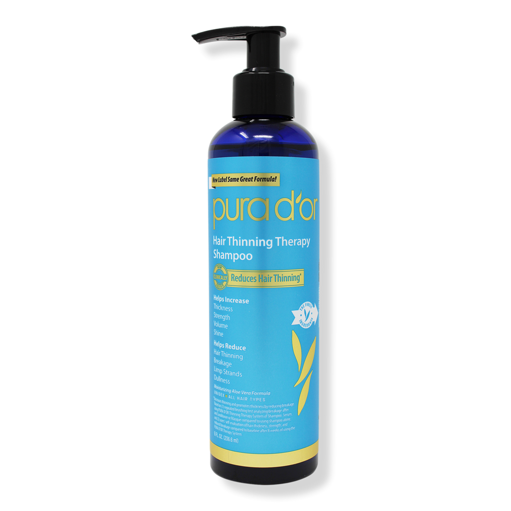 PURA D'OR M.D. Anti-Hair Thinning Shampoo with Coal Tar
