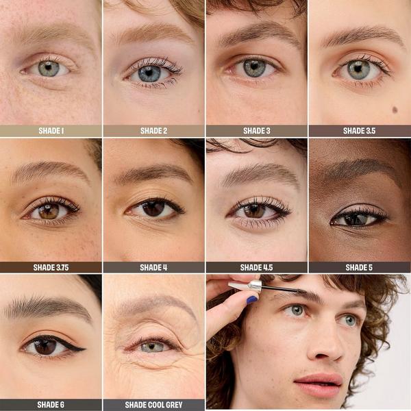Gel de cejas voluminizador con tinte 4