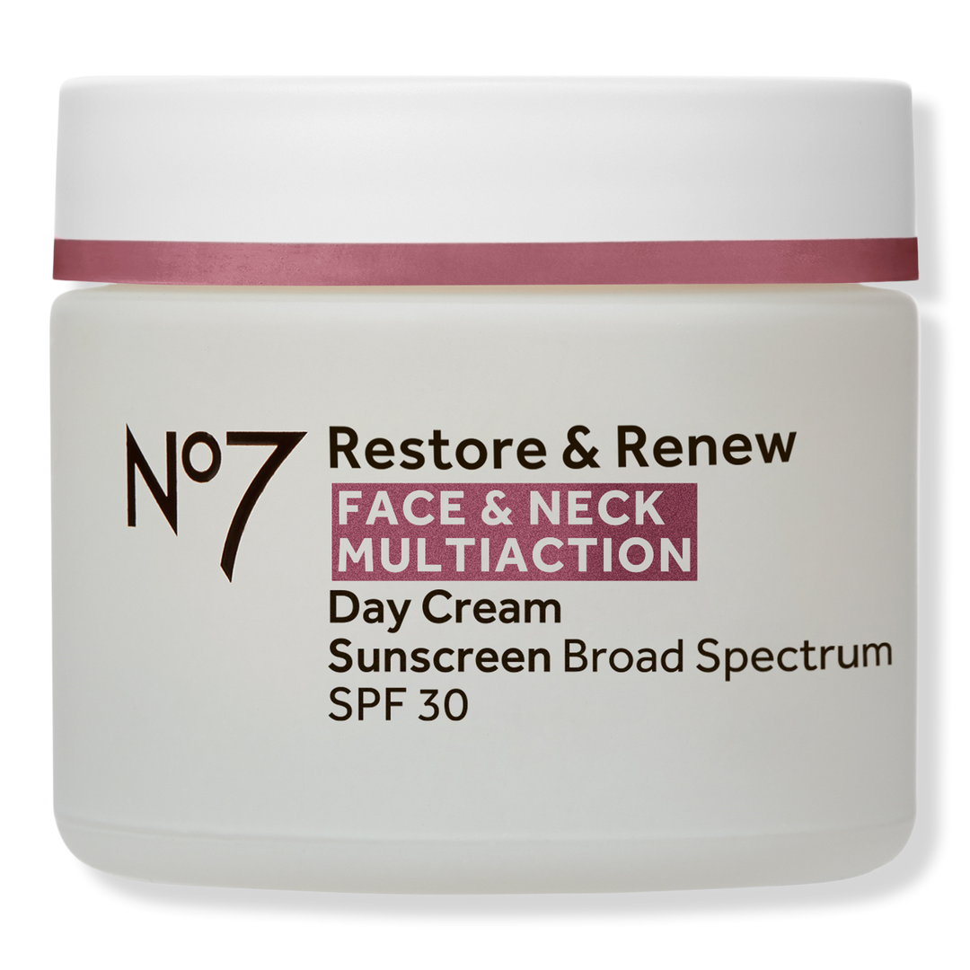 No7 Restore & Renew Face & Neck Multi Action Day Cream SPF 30 #1