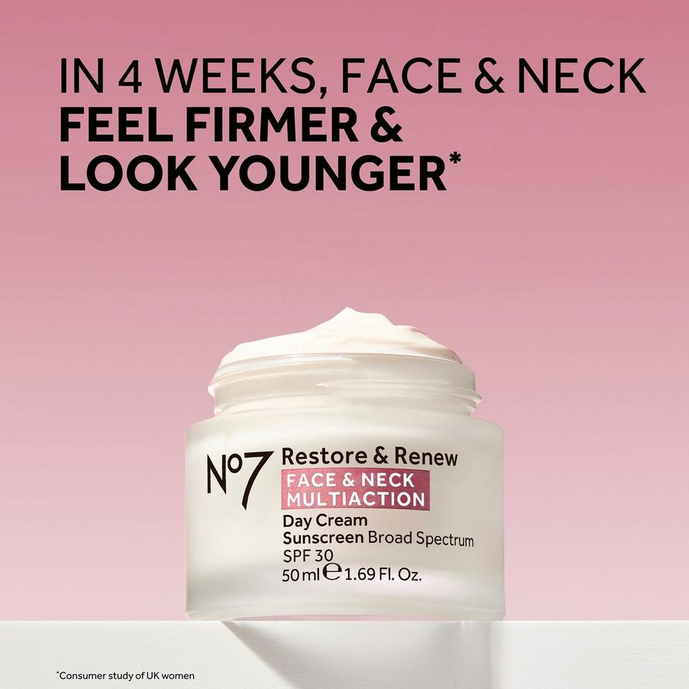 Restore & Renew Face & Neck Multi Action Day Cream SPF 30