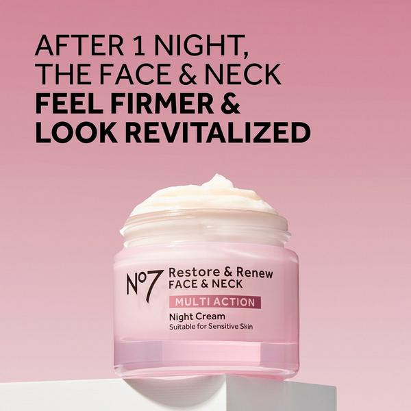 No7 Restore & Renew Face & Neck Multi Action Night Cream #4