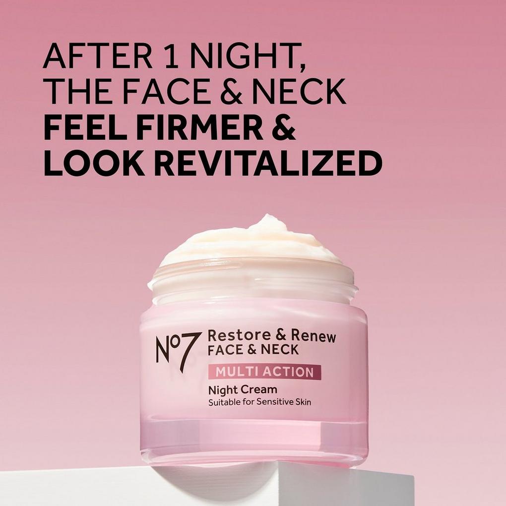 No7 Restore & Renew Face & Neck Multi Action Travel Size Skincare