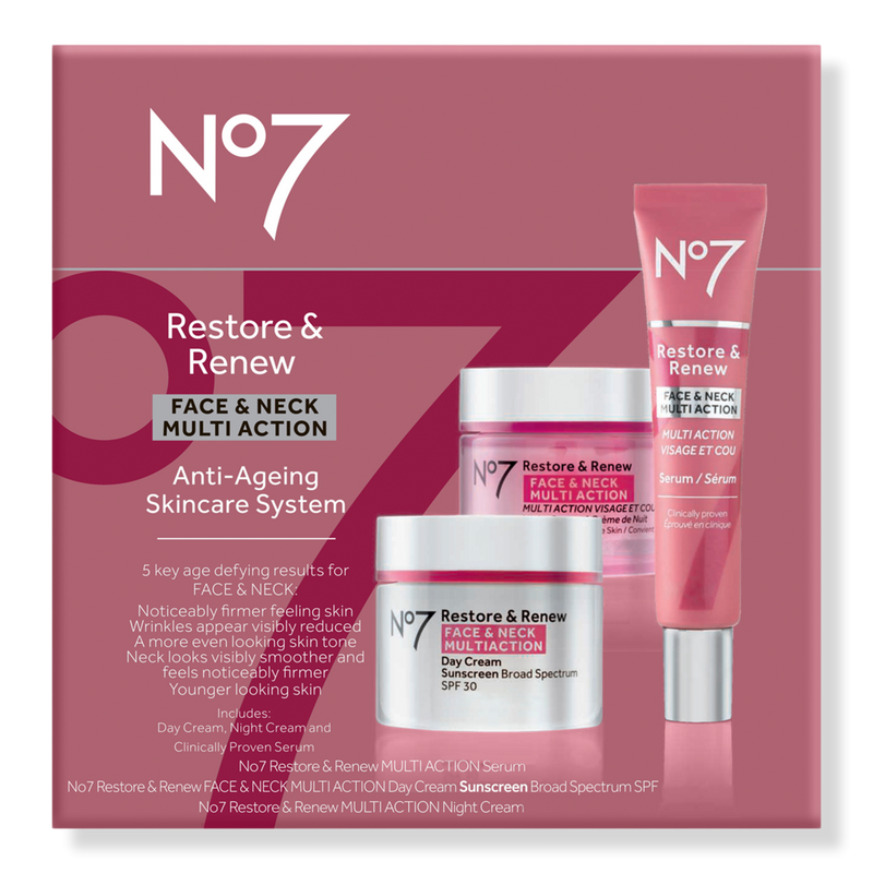 No7 - Restore & Renew Multi Action Face & Neck Skincare System