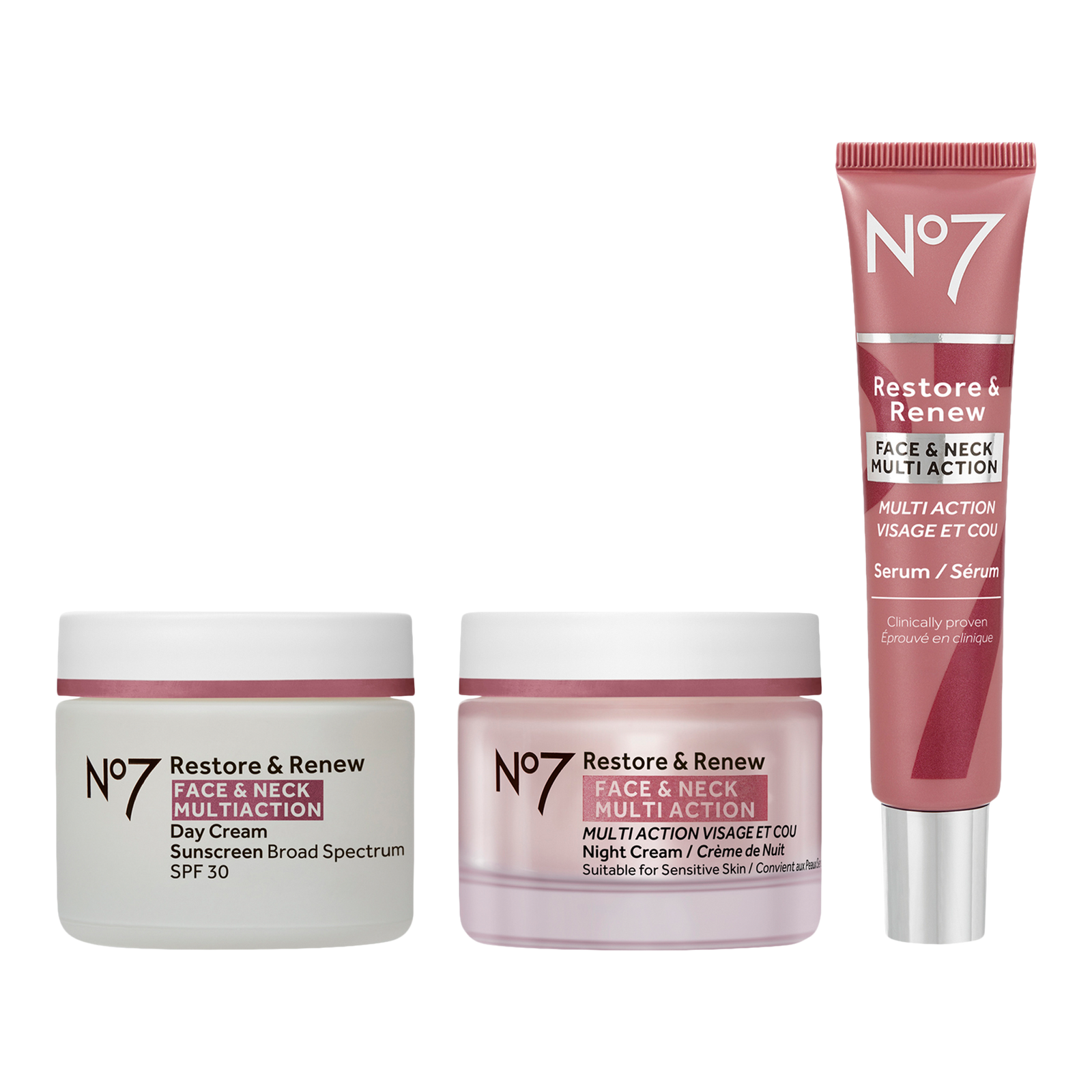 Restore & Renew Multi Action Face & Neck Skincare System