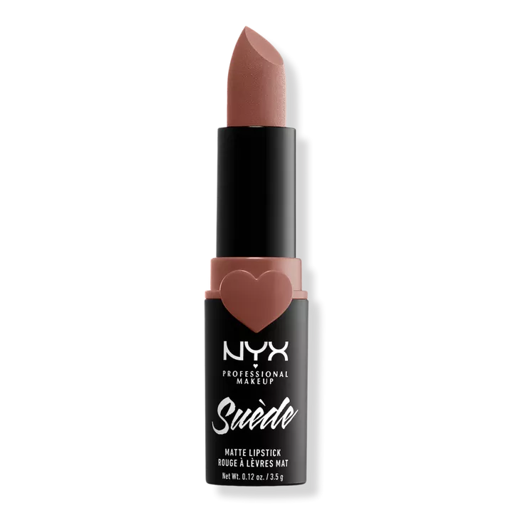 NYX Professional Makeup Suede Matte Lipstick Lightweight Vegan Lipstick (soft pink)