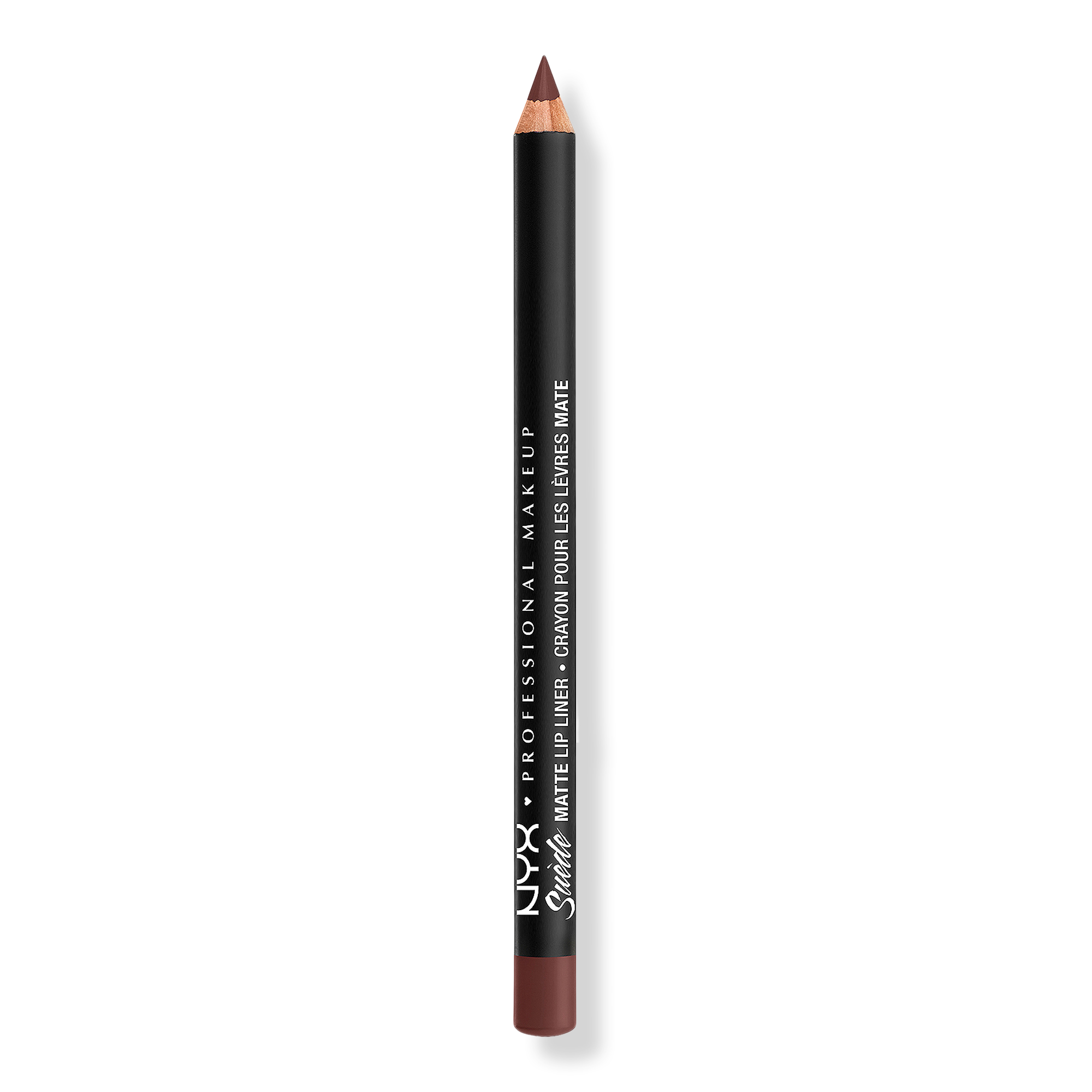 NYX Professional Makeup Suede Matte Lip Liner Velvet Soft Vegan Lip Pencil #1