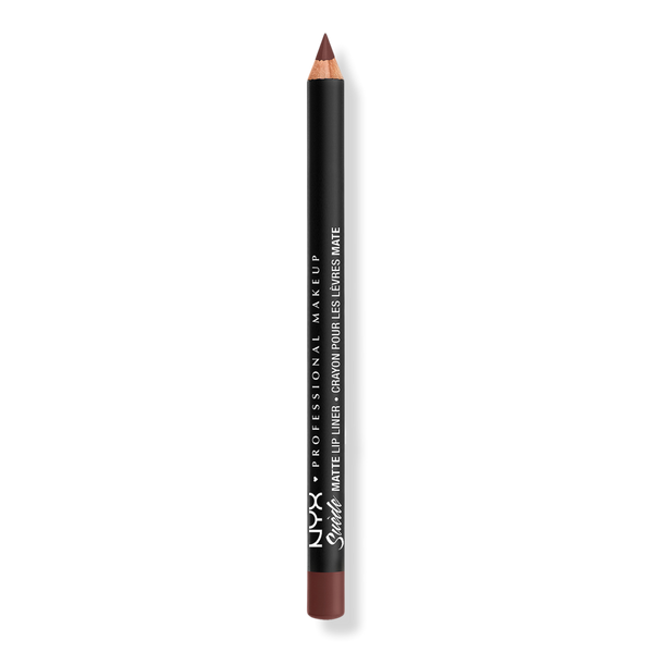 NYX Professional Makeup Suede Matte Lip Liner Velvet Soft Vegan Lip Pencil #1