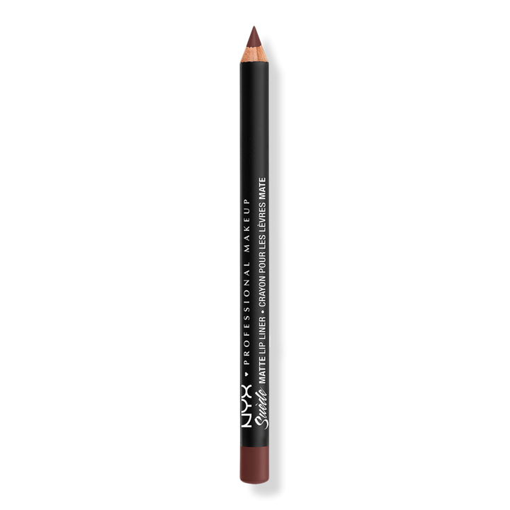 NYX Professional Makeup Suede Matte Lip Liner Velvet Soft Vegan Lip Pencil #1