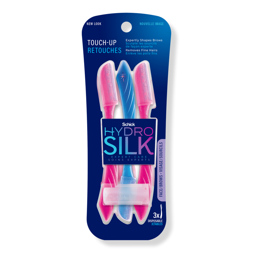 Schick Hydro Silk Touch-up Exfoliating Dermaplaning Tool Eyebrow/facial Razor - 3 Ct