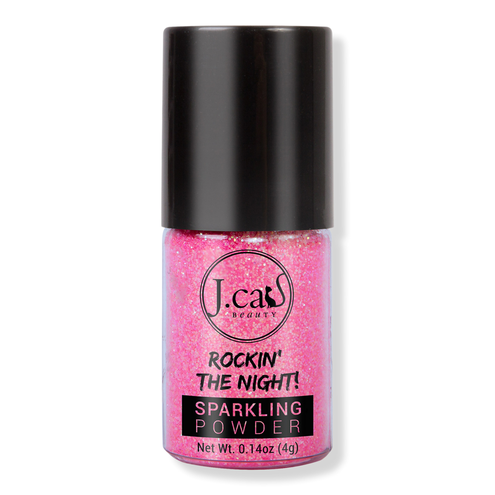 J.cat Beauty Rockin' The Night Sparkling Powder - Ultra Pink