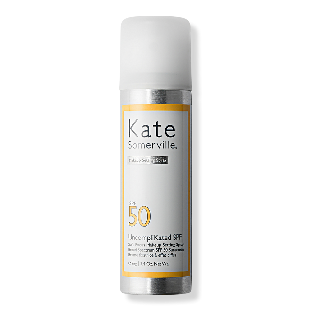 UncompliKated SPF Soft Focus Makeup Setting Spray Broad Spectrum SPF 50 Sunscreen