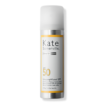 Kate Somerville UncompliKated SPF Soft Focus Makeup Setting Spray Broad Spectrum SPF 50 Sunscreen