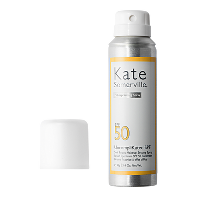 UncompliKated SPF Soft Focus Makeup Setting Spray Broad Spectrum SPF 50 Sunscreen