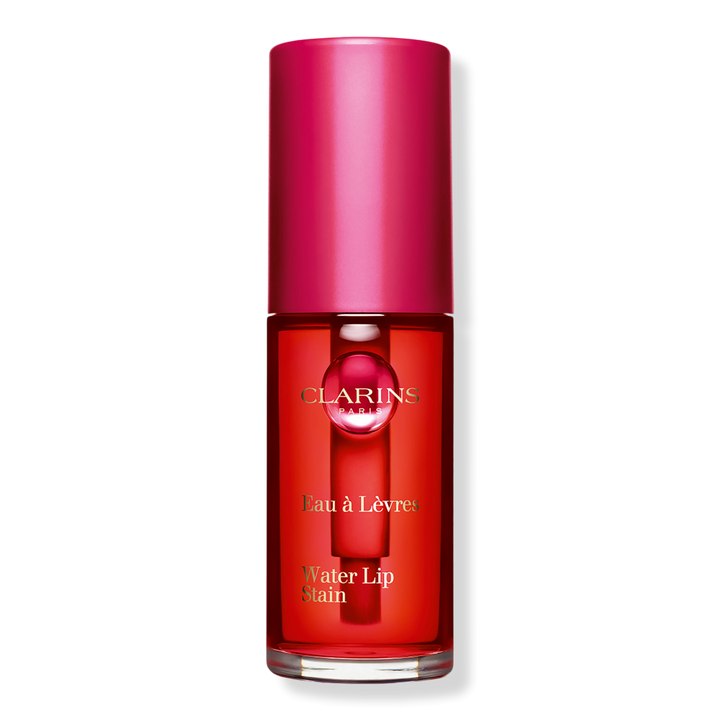 Масло тинт clarins. Clarins Water Lip Stain 03. Clarins-Water Lip Stain Red. Clarins тинт для губ. Clarins Water Lip Stain.