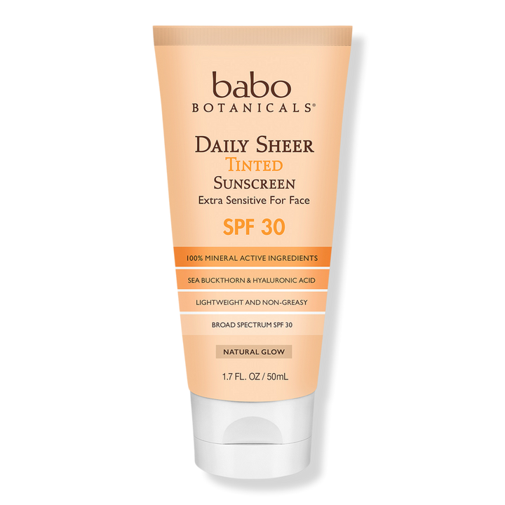 Babo Botanicals Daily Sheer Tinted Mineral Sunscreen SPF 30 Fragrance Free for Sensitive Skin #1