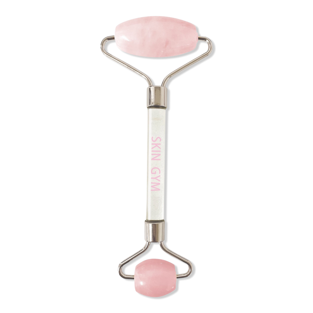 Skin Gym Rose Quartz Crystal Facial Roller - Rose Quartz