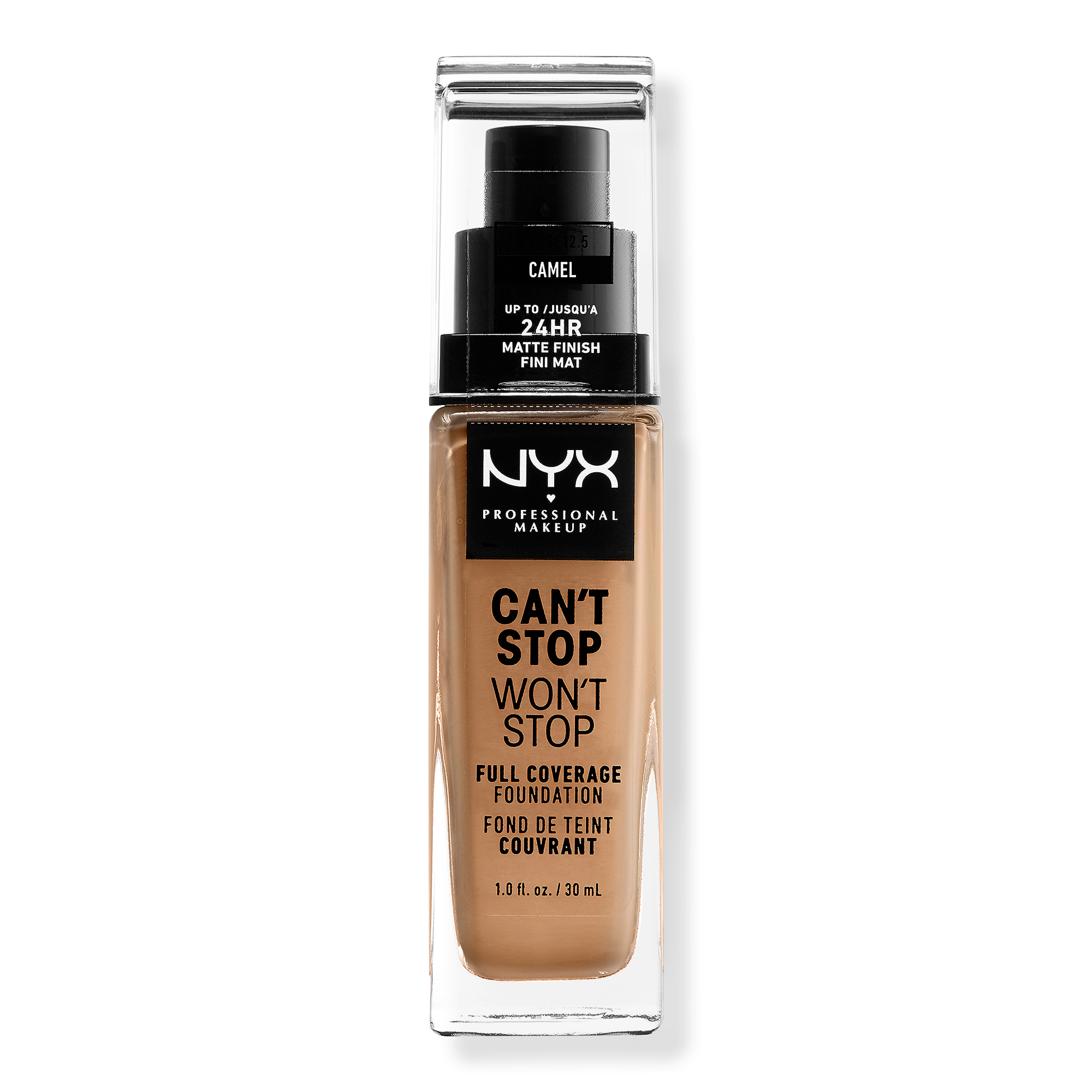 NYX Professional Makeup Can't Stop Won't Stop 24HR Full Coverage Matte Foundation #1