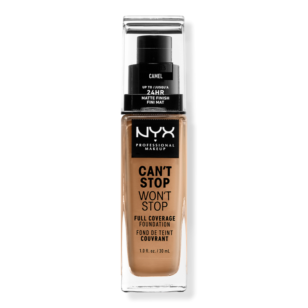 Nyx Professional Makeup Can't Stop Won't Stop 24hr Full Coverage Matte Foundation - Camel In Brown