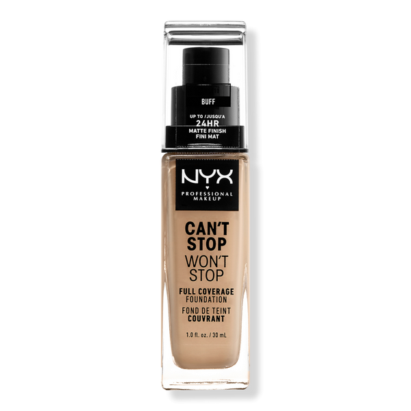 NYX Professional Makeup Can't Stop Won't Stop 24HR Full Coverage Matte Foundation #1