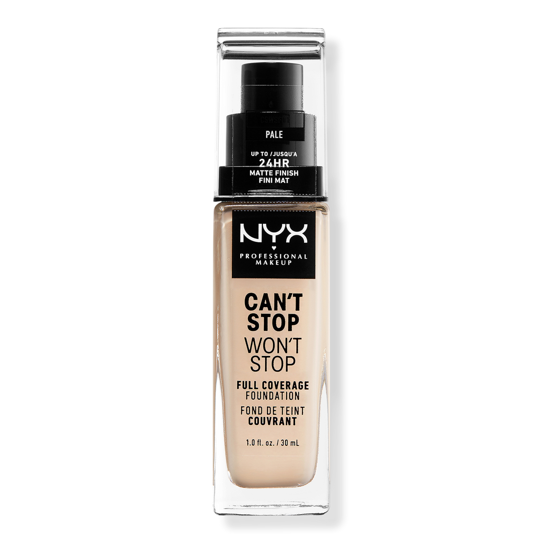 NYX Professional Makeup Can't Stop Won't Stop 24HR Full Coverage Matte Foundation #1