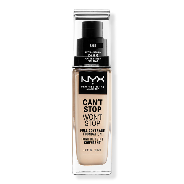 NYX Professional Makeup Can't Stop Won't Stop 24HR Full Coverage Matte Foundation #1