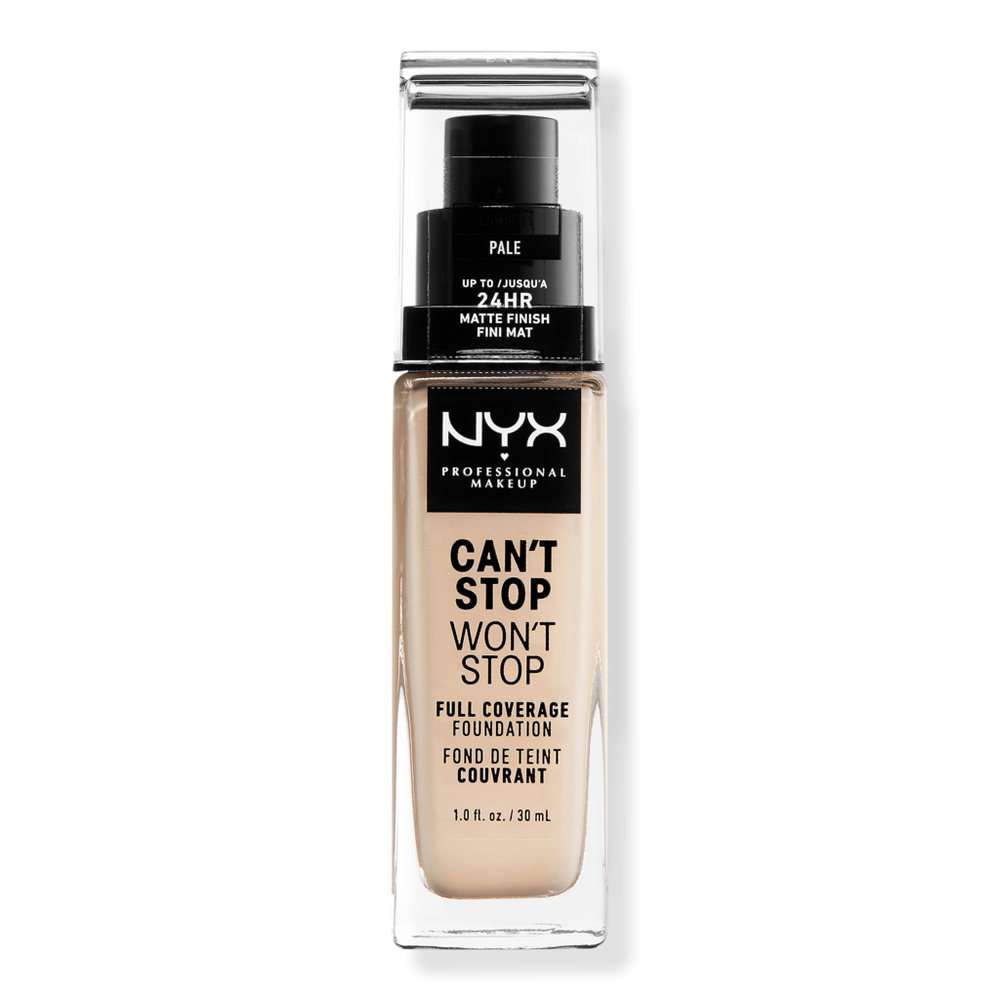 Nyx Professional Makeup Can't Stop Won't Stop 24hr Full Coverage Matte Foundation - Pale