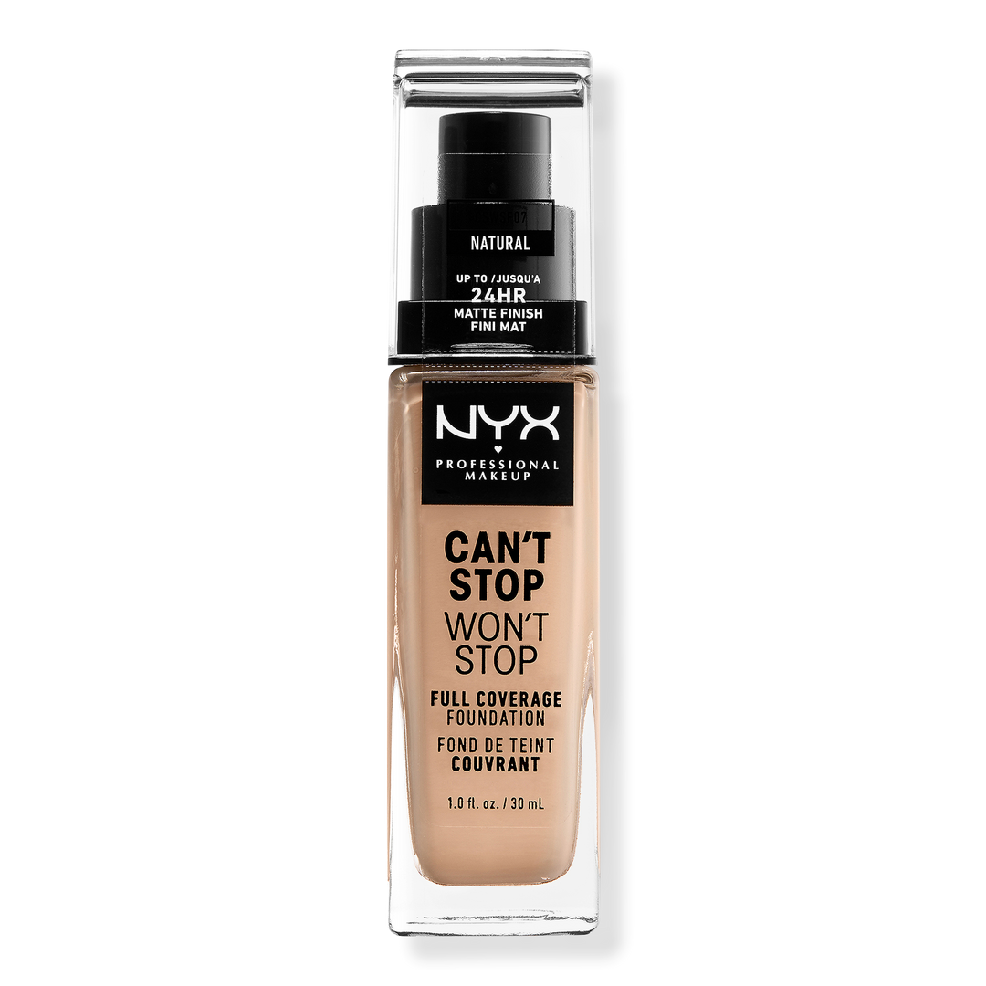 NYX Professional Makeup Can't Stop Won't Stop 24HR Full Coverage Matte Foundation #1