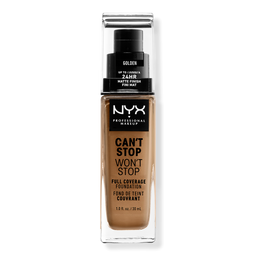 NYX Professional Testing Can't Stop Won't Stop 24HR Full Coverage Matte Foundation - Golden
