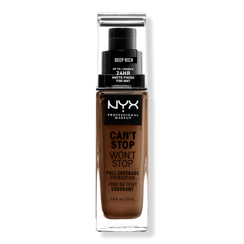 Nyx Professional Makeup Can't Stop Won't Stop 24hr Full Coverage Matte Foundation - Deep Rich