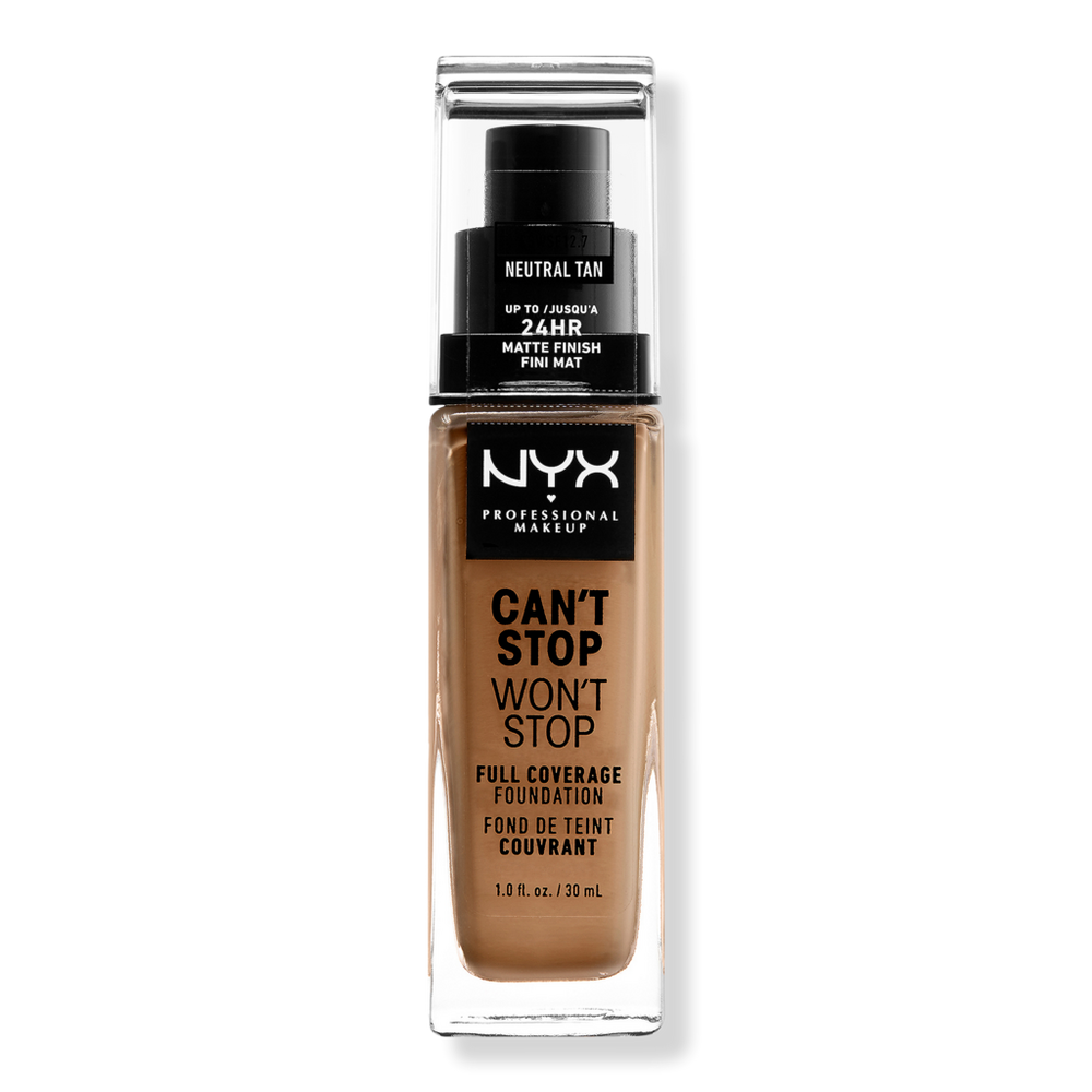 Nyx Professional Makeup Can't Stop Won't Stop 24hr Full Coverage Matte Foundation - Neutral Tan