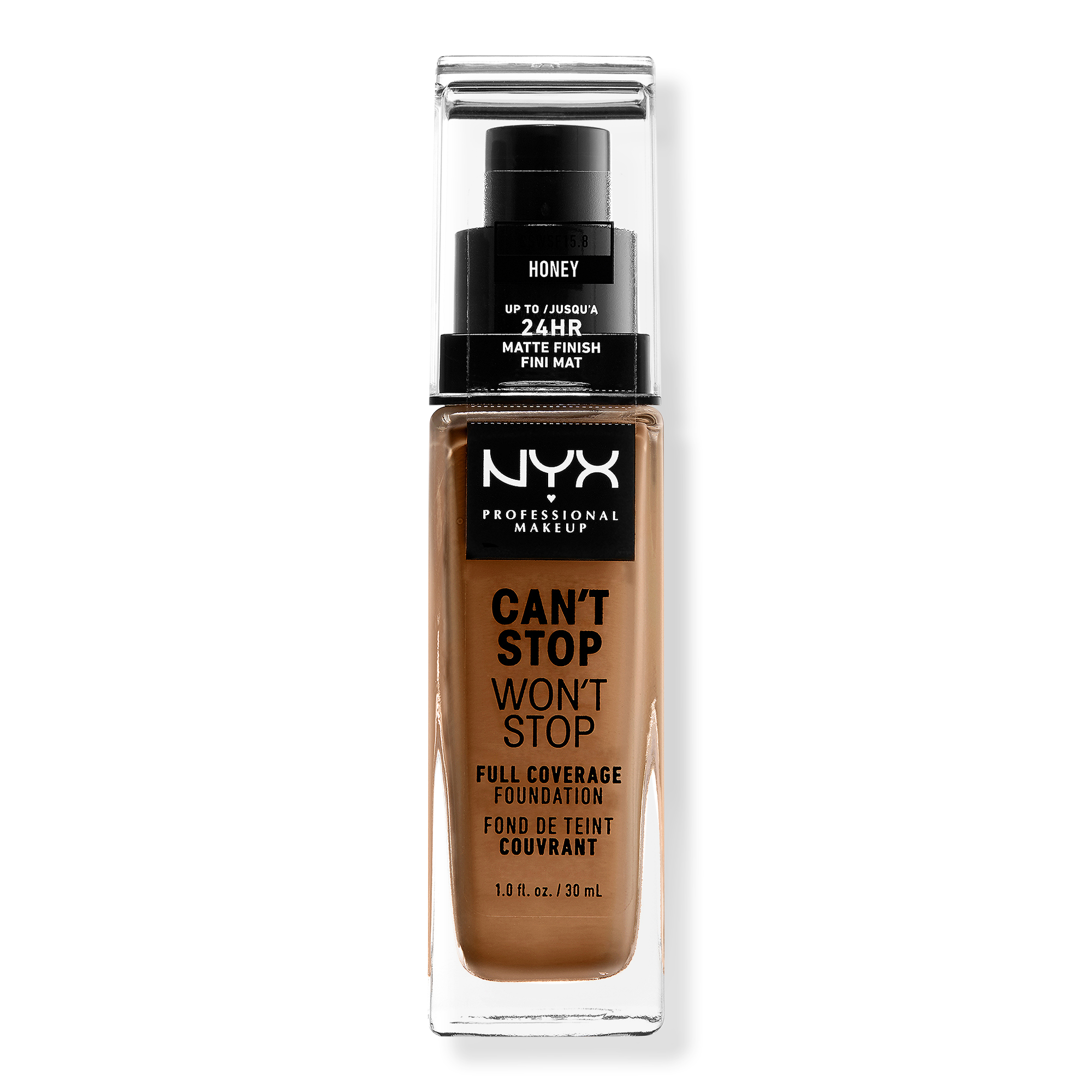 NYX Professional Makeup Can't Stop Won't Stop 24HR Full Coverage Matte Foundation #1