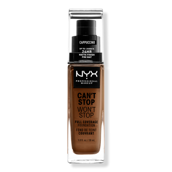 NYX Professional Makeup Can't Stop Won't Stop 24HR Full Coverage Matte Foundation #1