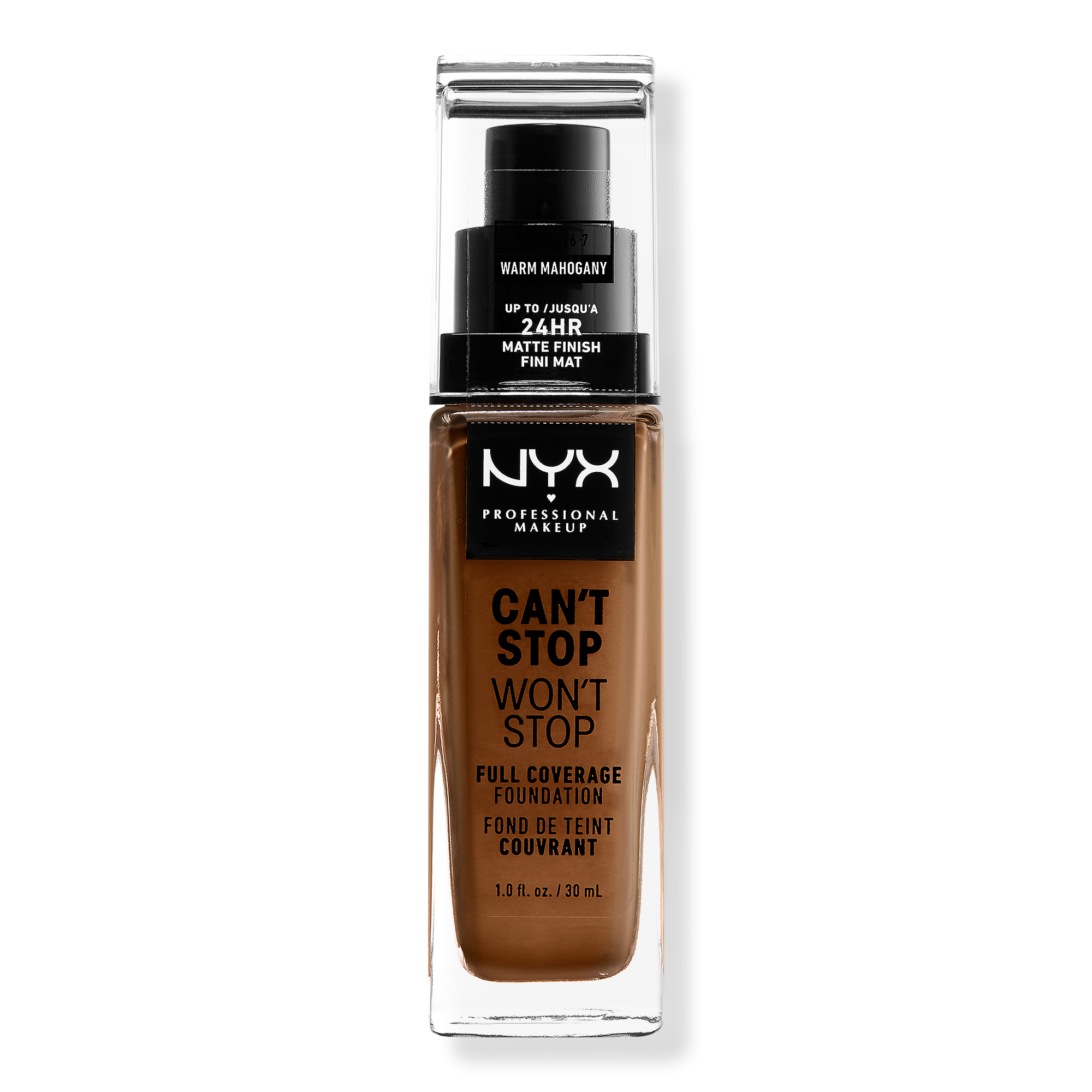 NYX Professional Makeup Can't Stop Won't Stop 24HR Full Coverage Matte Foundation #1