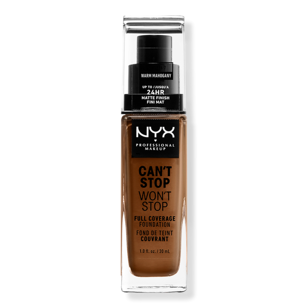 NYX Professional Makeup Can't Stop Won't Stop 24HR Full Coverage Matte Foundation #1