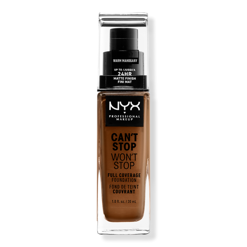 Nyx Professional Makeup Can't Stop Won't Stop 24hr Full Coverage Matte Foundation - Warm Mahogany