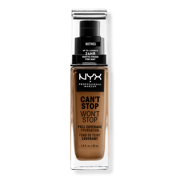 NYX Professional Makeup Can't Stop Won't Stop 24HR Full Coverage Matte Foundation #1