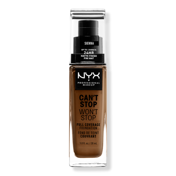 NYX Professional Makeup Can't Stop Won't Stop 24HR Full Coverage Matte Foundation #1