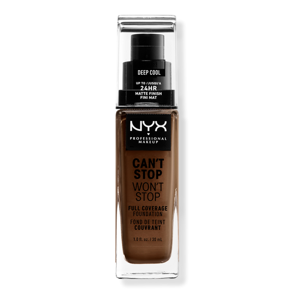 NYX Professional Makeup Can't Stop Won't Stop 24HR Full Coverage Matte Foundation #1