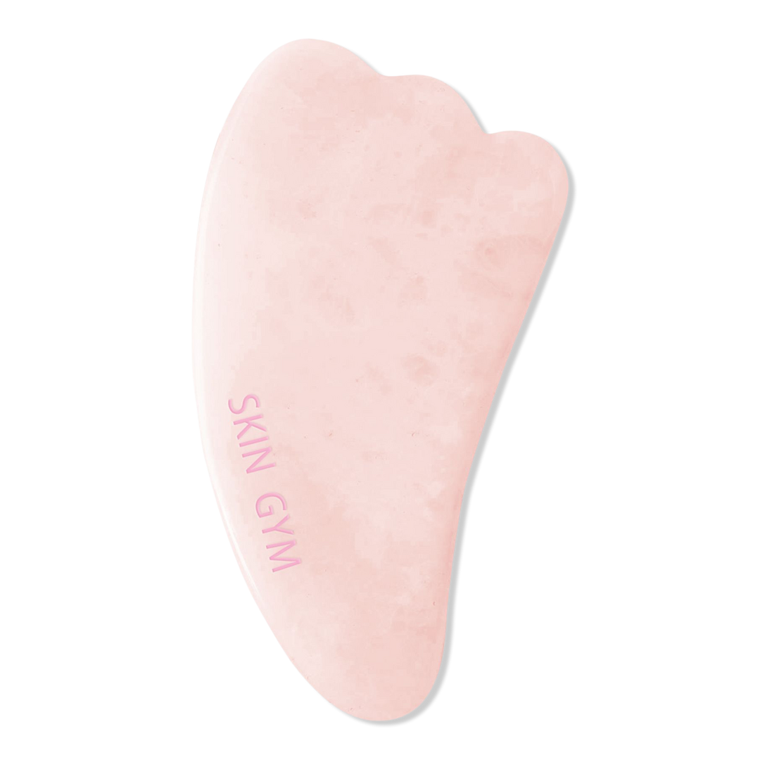 Skin Gym Rose Quartz Gua Sha Crystal Beauty Tool #1