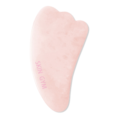 Skin Gym Rose Quartz Gua Sha Crystal Beauty Tool