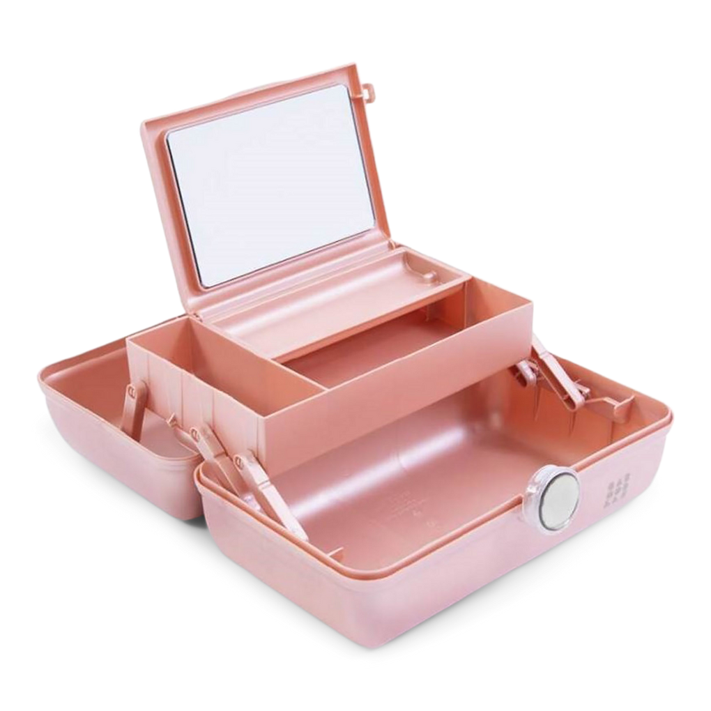 Caboodles on - The - Go Girl Pink Sparkle Makeup Case